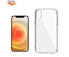 Pferd TakeMe Clear serijos skaidrus 2 mm plono galinio dangtelio dėklas, skirtas Apple iPhone 12 Pro Max