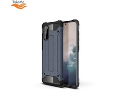 TakeMe Hybrid Armor papildomos apsaugos galinio dangtelio dėklas, skirtas Samsung Galaxy S20 (G980) Mėlyna