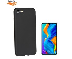 Pferd TakeMe Soft jausmas itin plonas matinis galinio dangtelio dėklas, skirtas Huawei P30 Lite Juodas