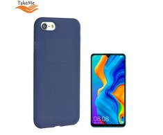 Pferd TakeMe Soft jausmas itin plonas matinis galinio dangtelio dėklas, skirtas Huawei P30 Lite Tamsiai mėlynas