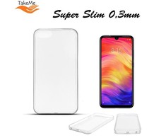 Pferd TakeMe Ultra Slim 0,3 mm galinis dėklas Xiaomi Redmi 7 Skaidrus