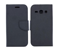 Telone Fancy Diary atverčiamas dėklas skirtas HTC U11 / U11 Dual, juodas