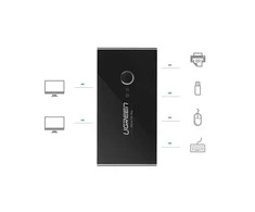 USB jungiklis KVM USB 2x4 UGREEN USB 2.0