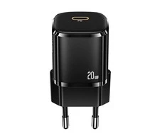 USAMS TRAVEL CHARGER 1XUSB-C T36 MINI 20W Juodas