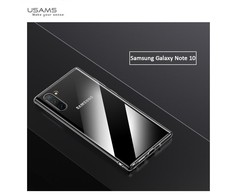 Usams US-BH512 pirminis itin plonas silikoninis galinis dėklas, skirtas Samsung Galaxy Note 10 (N970F) skaidrus