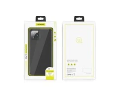USAMS Dėklas Gentle Apple iPhone 12 mini 5,4"žalios spalvos/skaidrus žalias IP12QR03 (US-BH608)