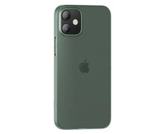 USAMS Gentle Dėklas for Apple iPhone 12 mini 5.4″ žalias/skaidrus IP12QR03 (US-BH608)