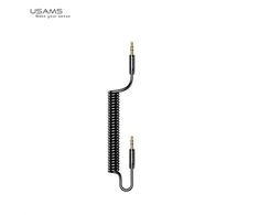 USAMS 3.5mm audio 1.2m laidas, Juodas