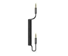USAMS 3.5mm audio 1.2m laidas, Juodas