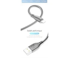 USAMS Kabelis U18 lightning 2A Fast Charge1m baltos spalvos SJ266USB02 (US-SJ266)