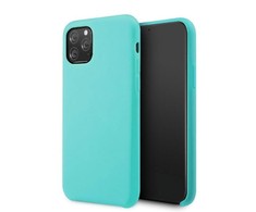 Vennus Silicone Lite Soft-Matt Touch galinio dangtelio dėklas, skirtas Samsung Galaxy A42 (A426B) 5G Turquoise