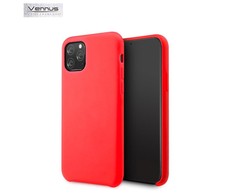 Vennus Silicone Lite Soft-Matt Touch galinio dangtelio dėklas, skirtas Samsung Galaxy A42 (A426B) 5G Raudona