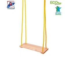 Woody 90130 medinės sūpynės - natūralios vaikams nuo 3 metų (maks. 50 kg)