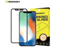 LCD apsauginis stikliukas Wozinsky 5D pritaikytas dėklui Apple iPhone 12 Pro Max juodas