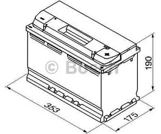 Akumuliatorius Bosch 100Ah 830A S5013