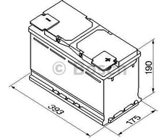 Akumuliatorius Bosch 110Ah 920A (S5015)