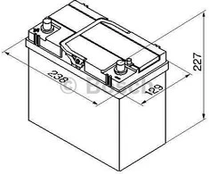Akumuliatorius Bosch 45Ah 330A (S4022)