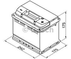 Akumuliatorius Bosch 60Ah 540A (S4004)