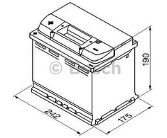 Akumuliatorius Bosch 60Ah 540A (S4006)