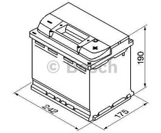 Akumuliatorius Bosch 63Ah 610A (S5005)