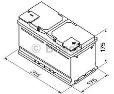 Akumuliatorius Bosch 80Ah 740A (S4010)