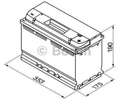 Akumuliatorius Bosch 95Ah 800A (S4013)