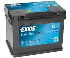 Exide Akumuliatorius 62 Ah 680 A EN 12V AGM