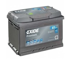 Akumuliatorius EXIDE 61 Ah 600 A EN 12V
