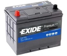 Akumuliatorius EXIDE 75 Ah 630 A EN 12V
