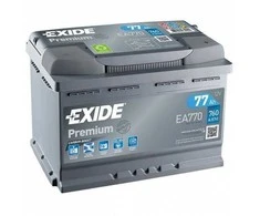 Akumuliatorius EXIDE 77 Ah 760 A EN 12V