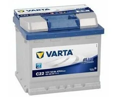 Akumuliatorius VARTA 52 Ah 470 A (C22)