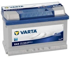 Akumuliatorius VARTA 72 Ah 680 A (E43)