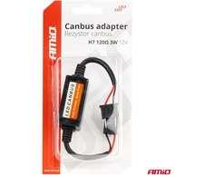 AMiO 04088 H7 LED CANBUS rezistorius 12V, 3W, 120 Ω