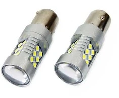 Amio LED lemputė P21W CANBUS Baltos 12V-24V I Atbulinės eigos 2vnt.