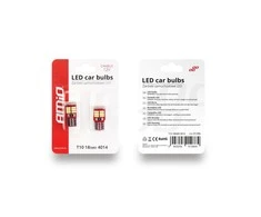 Amio LED lemputė w5w T10 CANBUS 5SMD 5730 Balta spalva