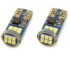 Amio LED lemputė w5w T10 CANBUS 18SMD Balta spalva