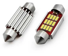 Amio LED lemputės C5W C10W 41mm 12V-24V