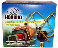 Antena plačiajuostė KORONA 12V TV/FM multidirectional