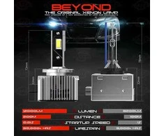 Autoreka LED lemputės D1S 12000LM CANBUS +580%