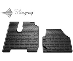 Guminiai kilimėliai MERCEDES-BENZ ACTROS MP2, MP3 Megaspace 2003-2008 (pneumo seat), 2 vnt. /1040012
