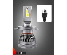 Haizg LED H4 lemputės 2vnt. +500% Super light CANBUS