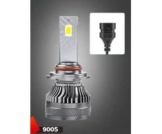 LED HB3 lemputės 2vnt. +500% super light CANBUS 9005