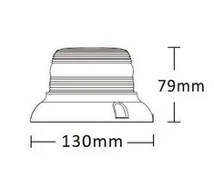 Kamar LED signalinis švyturėlis R10 LW0045 prisukamas