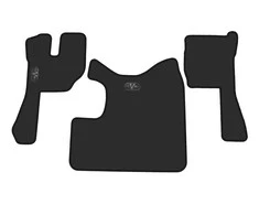 Kilimėliai ARS Volvo FH manual /2008-2013 -3p - Dangos tipas 1053 - pilka /apsiūta siūlais
