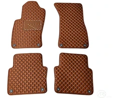 Kilimėliai QuiltyMats AUDI A8 2002-2009 (D3) (4 vnt.), Brown-Brown /55-14