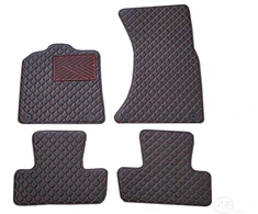 Kilimėliai QuiltyMats AUDI Q5 2008-2016 (4 vnt.), Juodas-Raudona /16-14