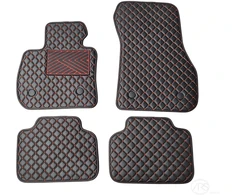Kilimėliai QuiltyMats BMW 2 ser. 2014-2021 (F45) (4 vnt.), Juodas-Raudona /16-14