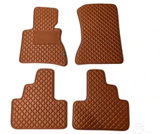 Kilimėliai QuiltyMats BMW X3 2003-2010 (E83) (4 vnt.), Brown-Brown /55-14