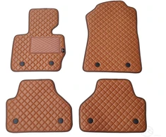 Kilimėliai QuiltyMats BMW X4 2014-2018 (F26) (4 vnt.), Brown-Brown /55-14