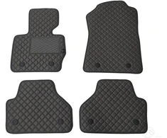Kilimėliai QuiltyMats BMW X4 2014-2018 (F26) (4 vnt.), Juodas-Juodas /11-14